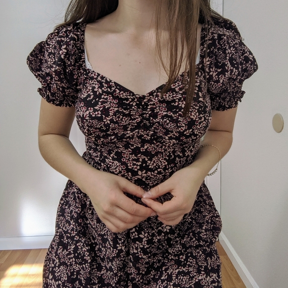 Floral mini dress - Picture 2 of 3
